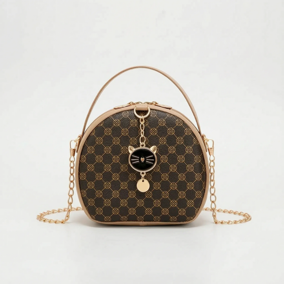 Round Patterned Crossbody Bag - Ovidra