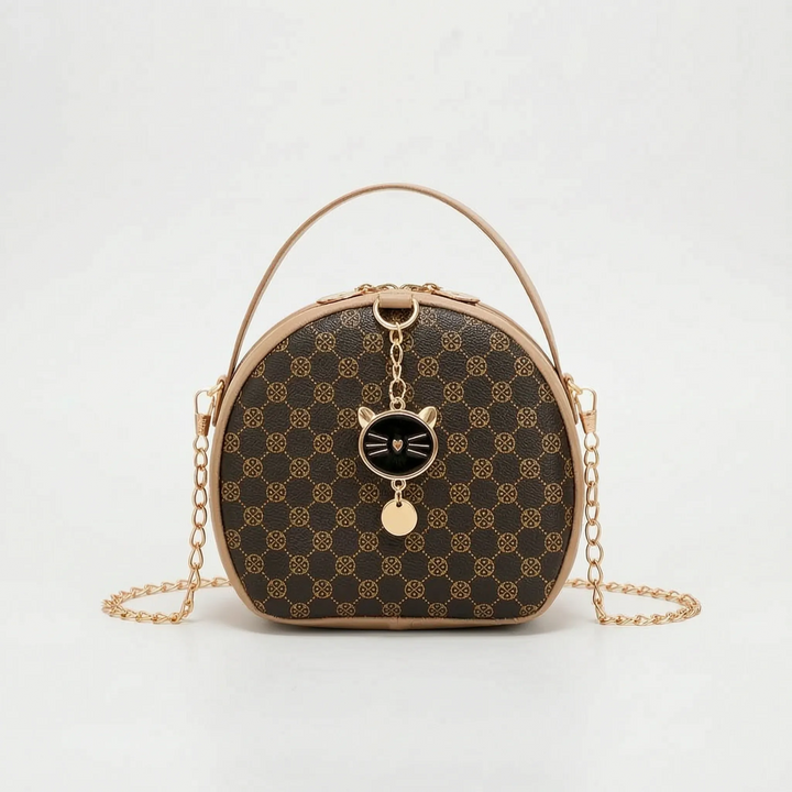 Round Patterned Crossbody Bag - Ovidra