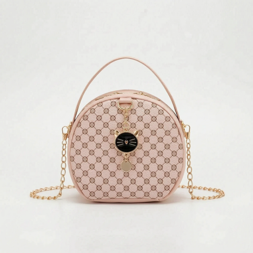 Round Patterned Crossbody Bag - Ovidra