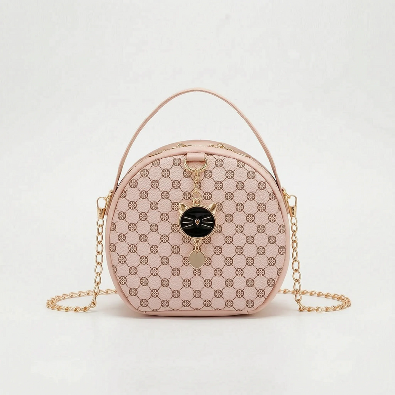 Round Patterned Crossbody Bag - Ovidra