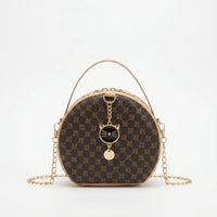 Round Patterned Crossbody Bag - Ovidra