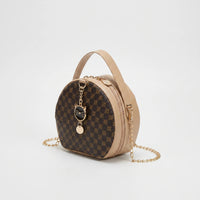 Round Patterned Crossbody Bag - Ovidra