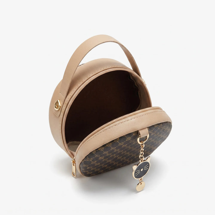 Round Patterned Crossbody Bag - Ovidra
