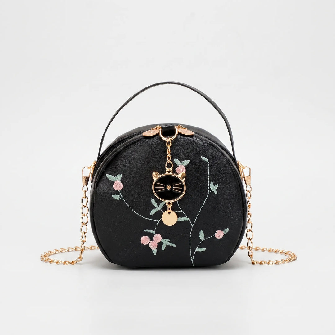 Round Patterned Crossbody Bag - Ovidra