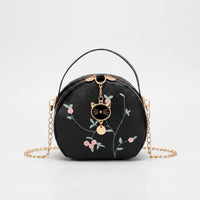 Round Patterned Crossbody Bag - Ovidra