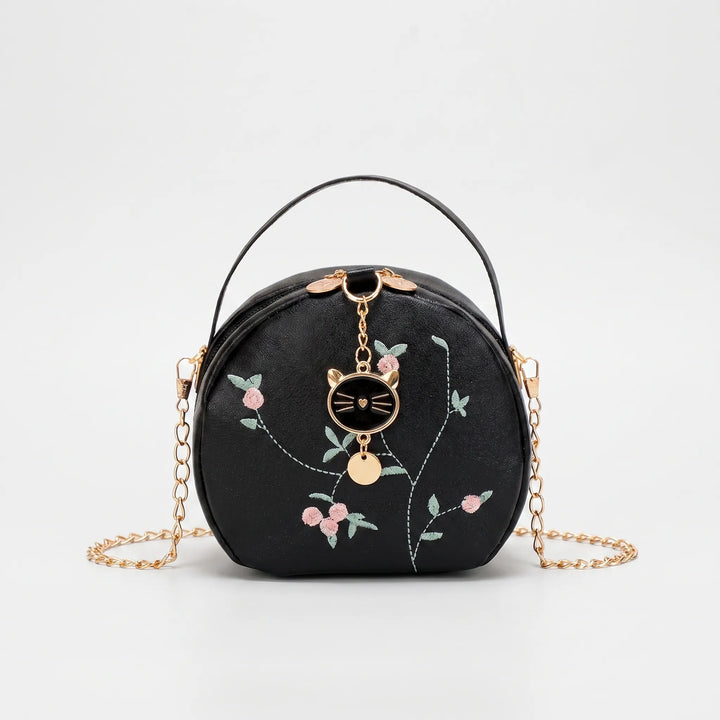 Round Patterned Crossbody Bag - Ovidra