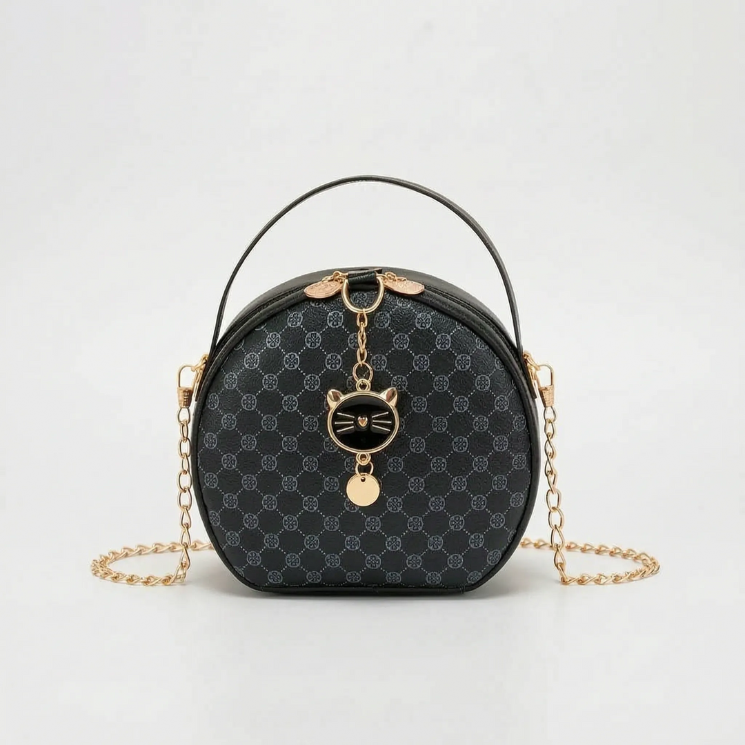 Round Patterned Crossbody Bag - Ovidra