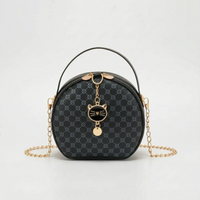 Round Patterned Crossbody Bag - Ovidra