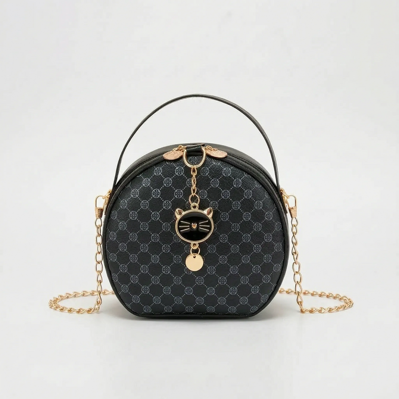 Round Patterned Crossbody Bag - Ovidra