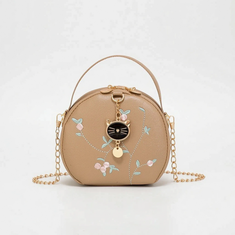Round Patterned Crossbody Bag - Ovidra