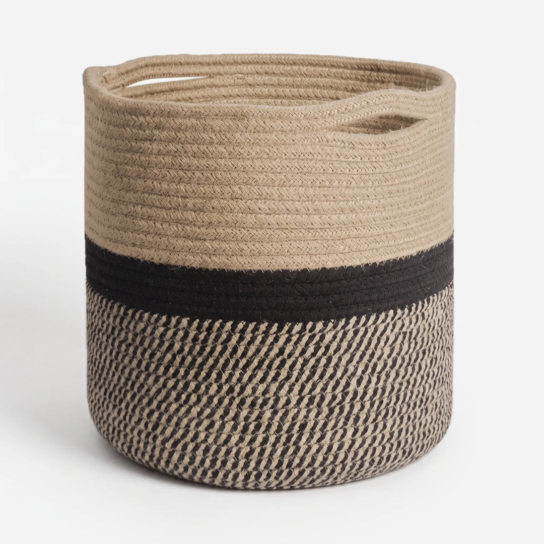 Round Woven Storage Basket - Plicata