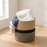 Round Woven Storage Basket - Plicata