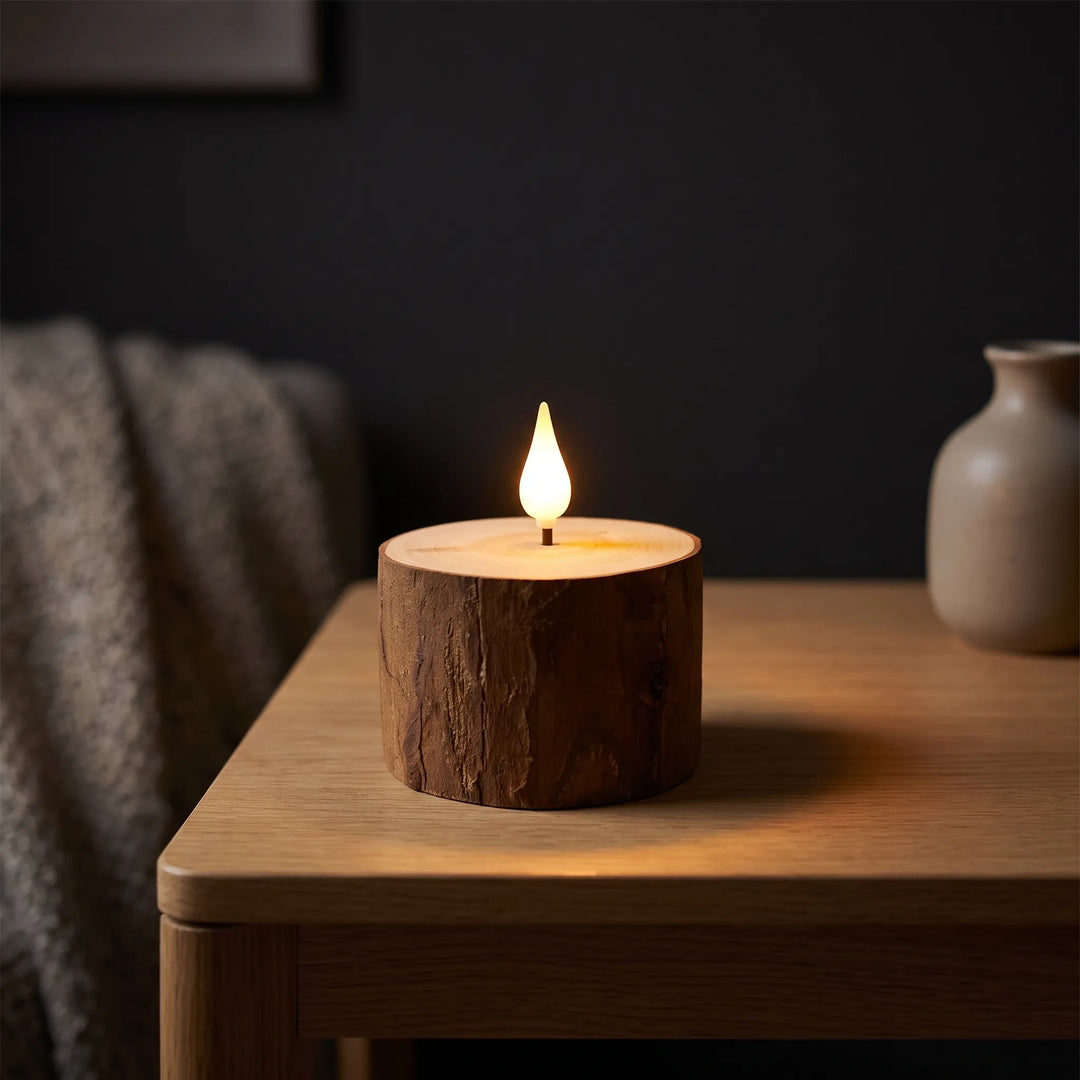 Rustic Branch Style LED Candle set of 3 - Sylvalux