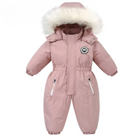 Baby snowsuit with hood, waterproof and warmly lined – Mila Winterzauber edition