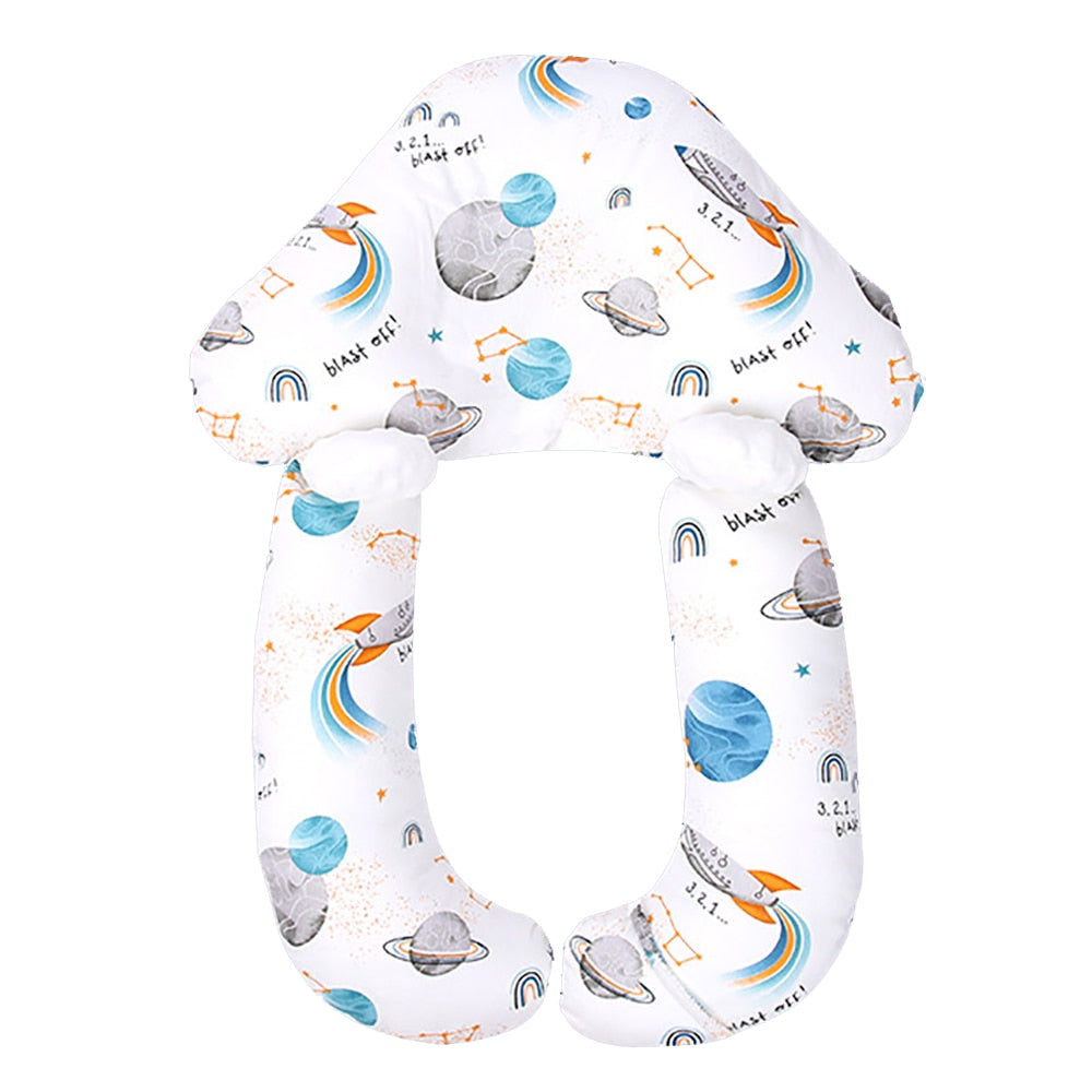 Ergonomic cotton baby pillow - safe and comfortable sleep