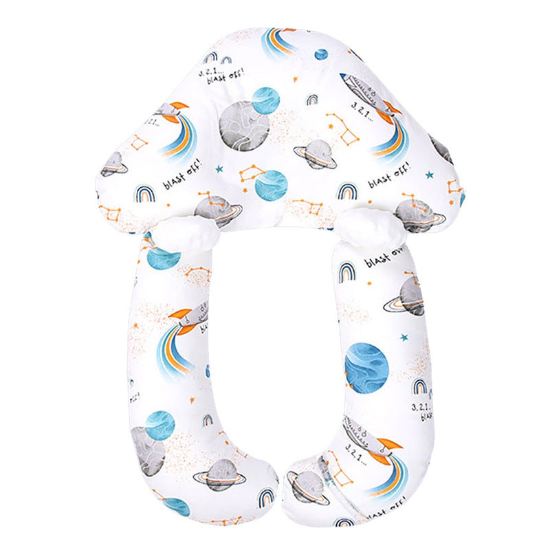 Ergonomic cotton baby pillow - safe and comfortable sleep