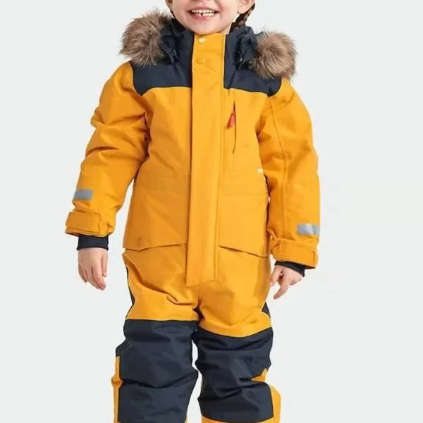 Waterproof and windproof children's ski suit with hood – Mika