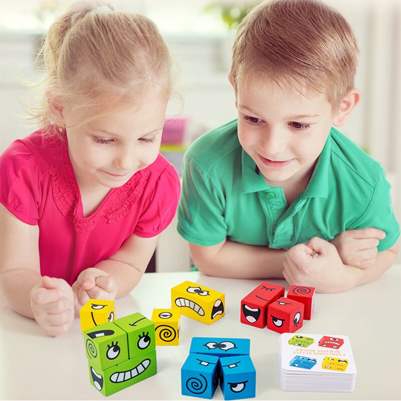 Interactive building game featuring facial expressions for children – MimikMatch