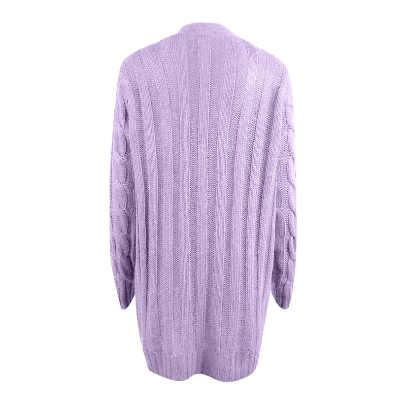 Knitted Women's Cardigan with Buttons – Noor