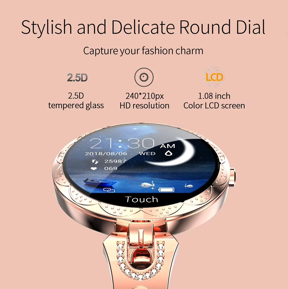 AquaFit Smartwatch - Waterproof Fitness Watch