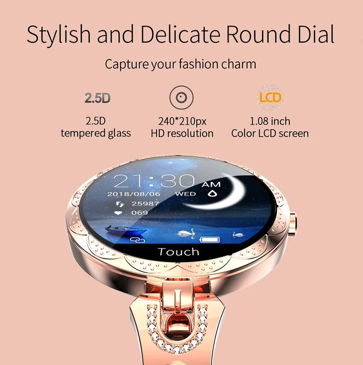AquaFit Smartwatch - Waterproof Fitness Watch