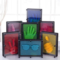 3D pin art game for children and adults – creative fun with finger presses