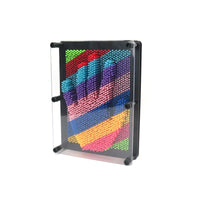 3D pin art game for children and adults – creative fun with finger presses