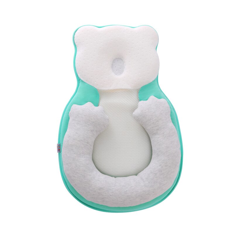 Soft positioning pillow for newborns with leg support – CozyNest