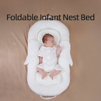 Ergonomic baby nest with back support and mesh sleeping surface – Cosynido