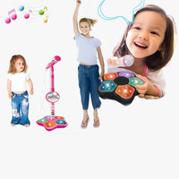 Kids' microphone with height-adjustable stand – SoundFun Podium