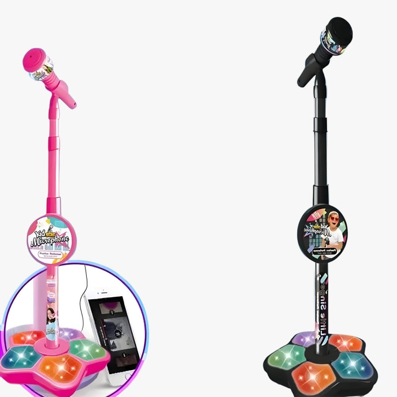 Kids' microphone with height-adjustable stand – SoundFun Podium