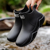 Ladies' mid-height waterproof rain boots with anti-slip sole – Nivara