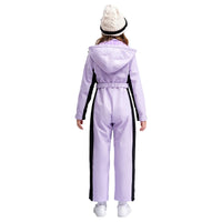 Waterproof one-piece ski suit for girls with fleece lining – Alina