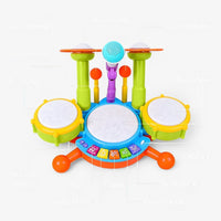 Interactive learning drum kit with microphone for toddlers – Rhythm Fun Mini