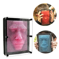 3D pin art game for children and adults – creative fun with finger presses
