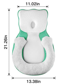 Soft positioning pillow for newborns with leg support – CozyNest
