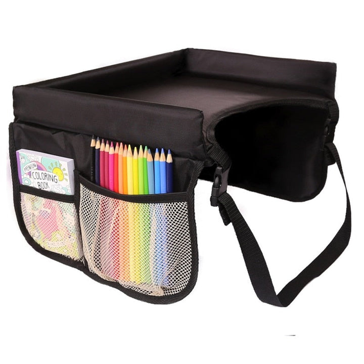 Children's car play board with side pockets – TripTab travel organiser