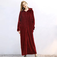 Hooded flannel bathrobe for couples – CosyHug