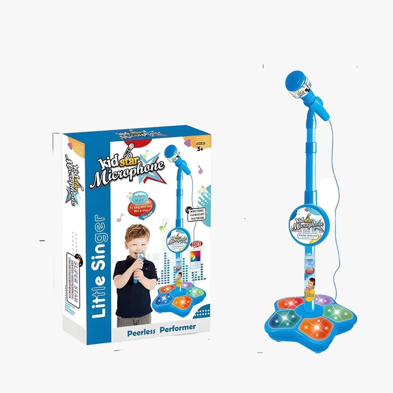 Kids' microphone with height-adjustable stand – SoundFun Podium