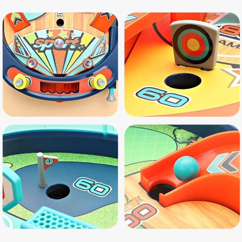 Interactive two-player action game for children – DuoPower Play Arena