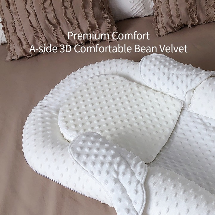 Ergonomic baby nest with back support and mesh sleeping surface – Cosynido