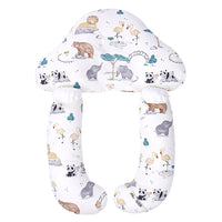 Ergonomic cotton baby pillow - safe and comfortable sleep
