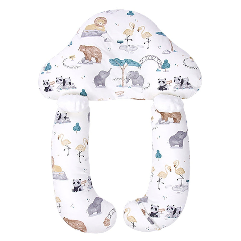 Ergonomic cotton baby pillow - safe and comfortable sleep