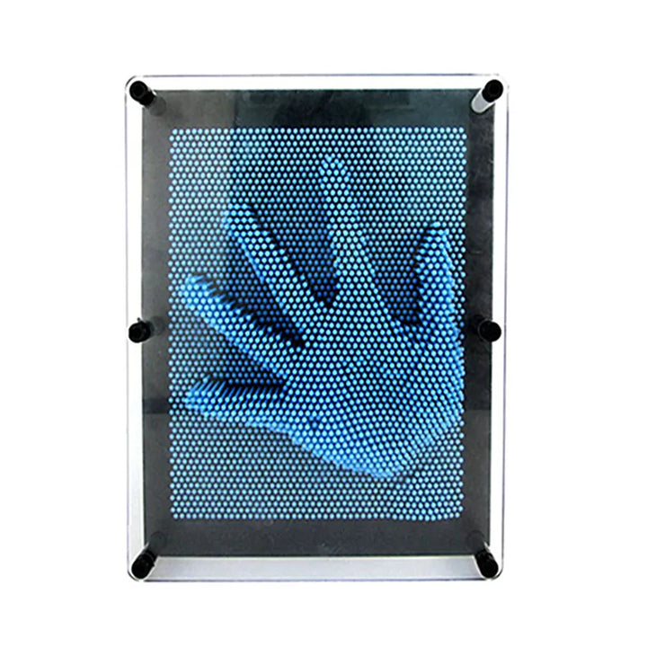 3D pin art game for children and adults – creative fun with finger presses