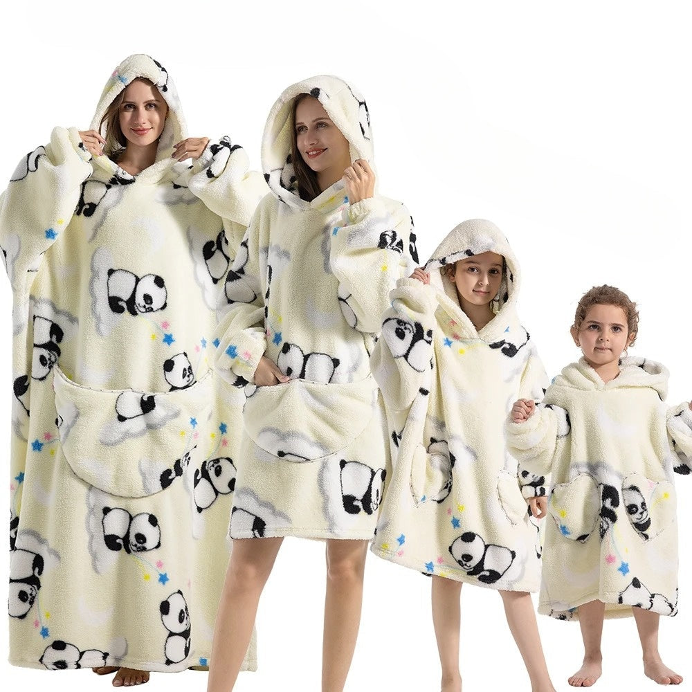 Pumpkin Hoodie Blanket for Halloween Coziness – SpookySnuggle