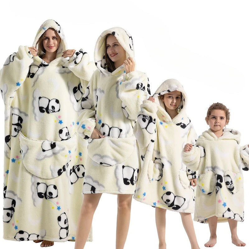 Pumpkin Hoodie Blanket for Halloween Coziness – SpookySnuggle
