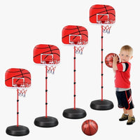 Height-adjustable children's basketball hoop – fun for indoor and outdoor play