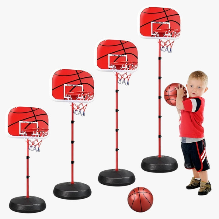 Height-adjustable children's basketball hoop – fun for indoor and outdoor play
