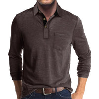 Men's Long Sleeve Polo Breathable & Versatile – Matteo