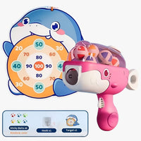StickyBall Set 'Whale' – Safe shooting fun for children, indoors and outdoors